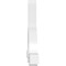 Ekena Millwork Ericson Architectural Grade PVC Gable Bracket, 60"W x 30"H x 4"D x 4"F, 12/12 Pitch GBP060X30X0404ERI00 - alternate 5